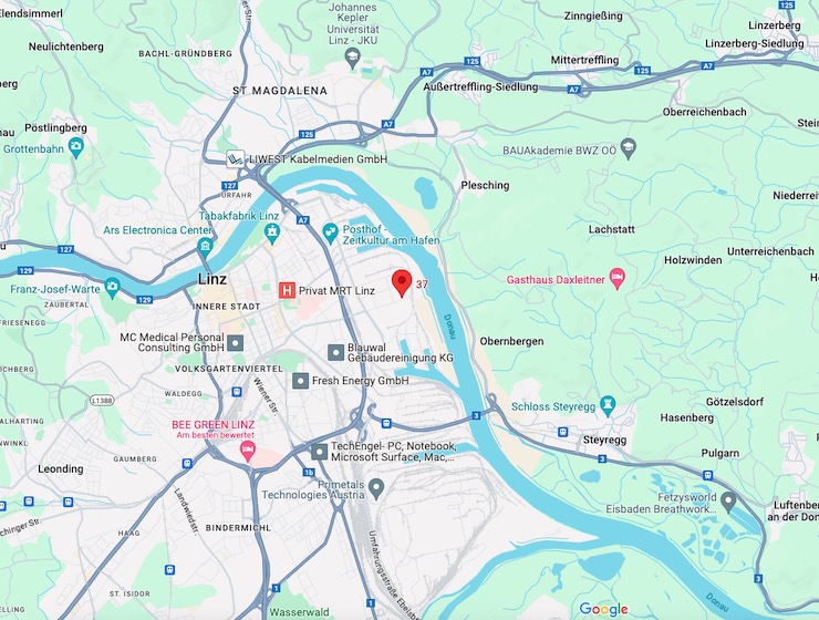 Screenshot Google Map Ingenia GmbH